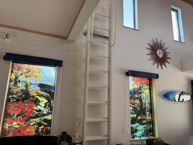 ステンドグラスシール　施工写真